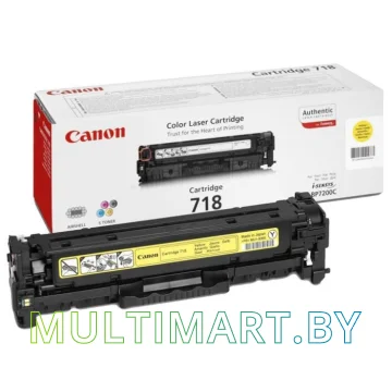 Картридж Canon 718 Yellow (265B002AA) картинка 2